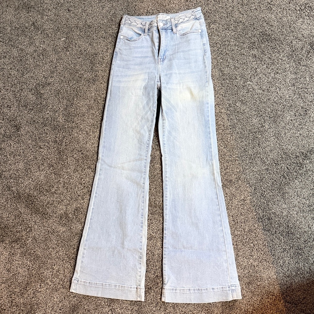 Judy Blue Light Blue Flare & Wide Leg Jeans